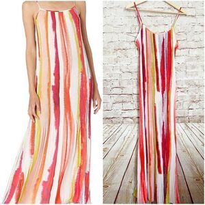 BB Dakota Bon Voyage accordion maxi dress